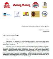 Courrier collectif des asso environnementales 2024