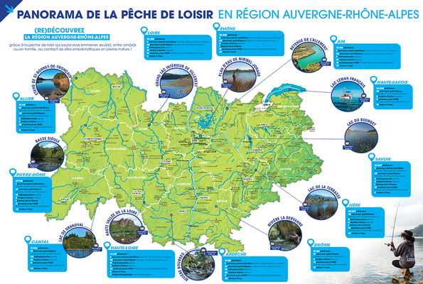 Panorama et sites incontournables de la pêche en 